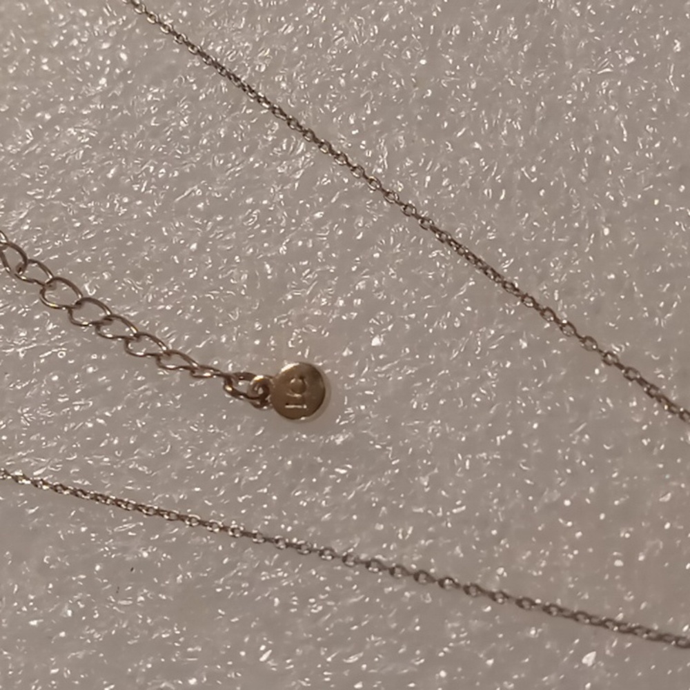 Lauren Conrad Gold Initial 'K' Necklace with Pearls. 18+2 In. Long - Picture 3 of 5